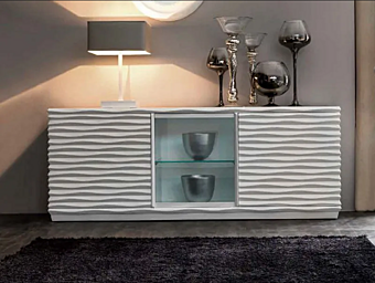 Credenza con ante in ebano CORTEZARI 455