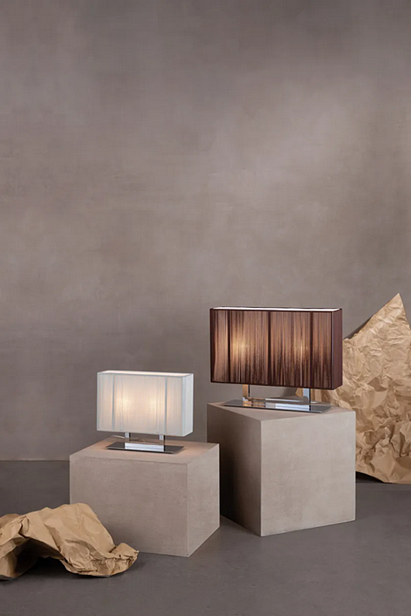 Lampada da tavolo in seta fatta a mano Clavius AXOLIGHT fabbrica Axolight dall'Italia. Foto №5