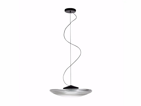 Lampada a sospensione in vetro soffiato LED Loop Fabbian fabbrica Fabbian dall'Italia. Foto №1