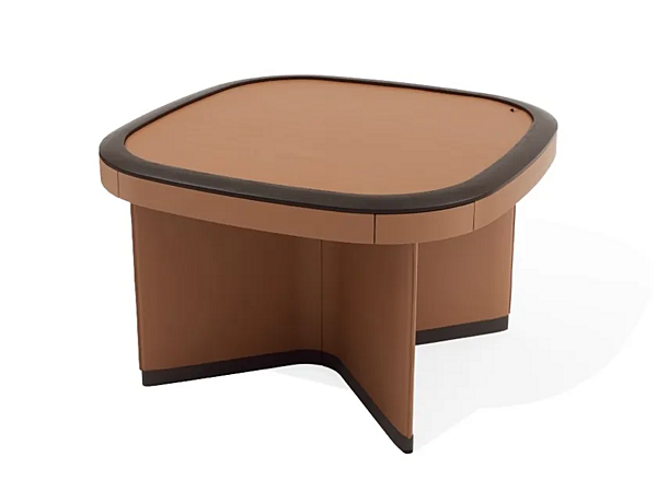 Tavolo da gioco quadrato in pelle Flamingo GIORGETTI 73200 fabbrica GIORGETTI dall'Italia. Foto №1