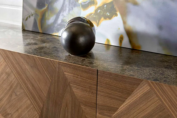 Walnut Sideboard Frammenti L411N by Arte Brotto fabbrica Arte Brotto dall'Italia. Foto №11