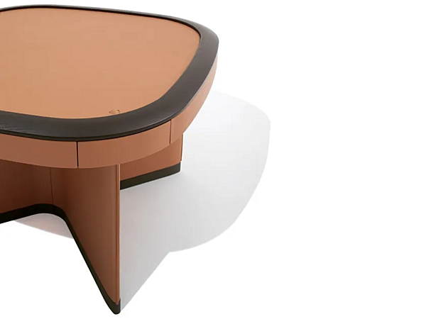 Tavolo da gioco quadrato in pelle Flamingo GIORGETTI 73200 fabbrica GIORGETTI dall'Italia. Foto №4