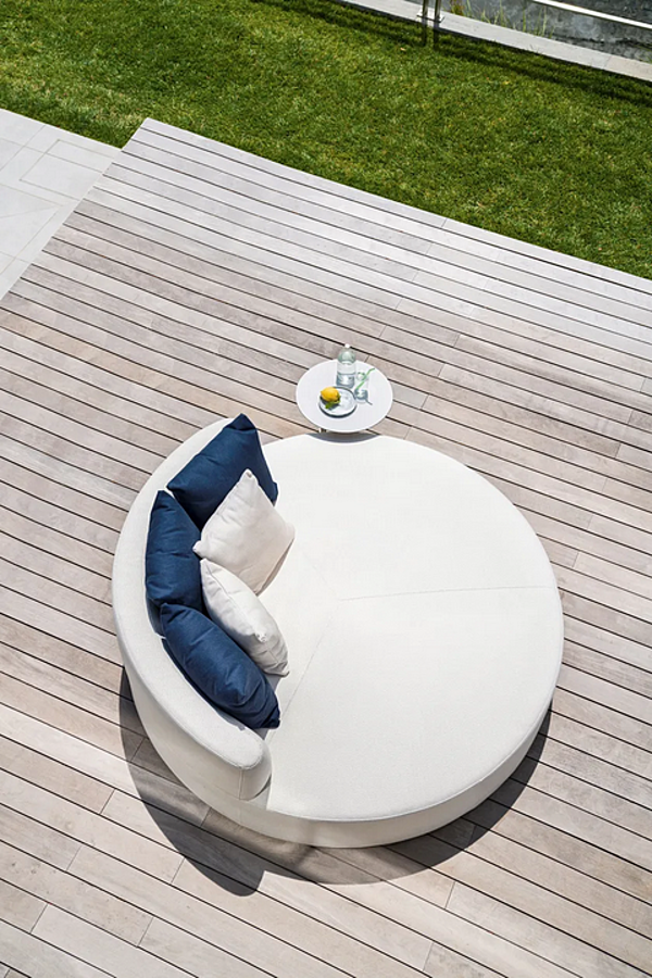 Letto da giardino rotondo in tessuto con schienale morbido VARASCHIN DEYBED 221D/221DA- 221DB/221DBA fabbrica VARASCHIN dall'Italia. Foto №7