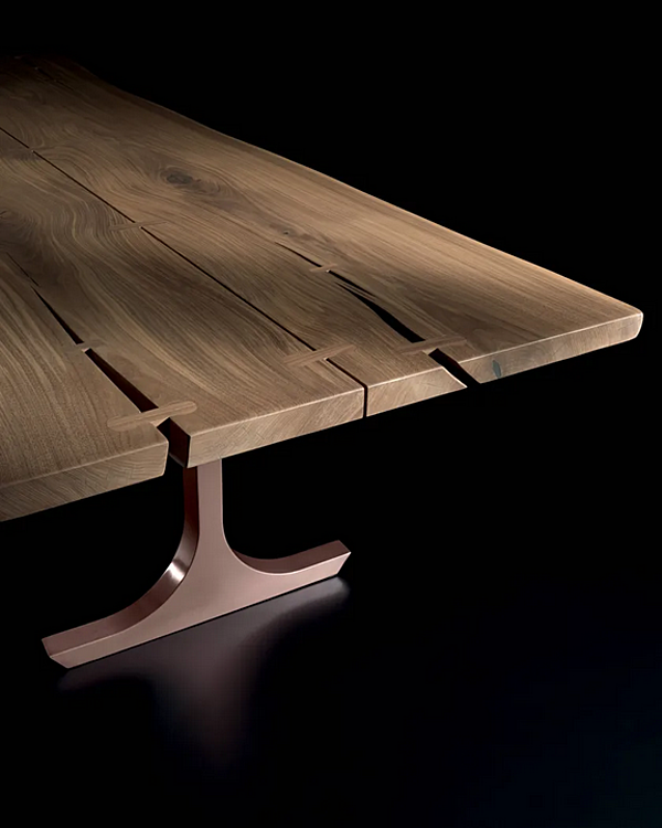 Tavolo rettangolare in legno massello Vero Slim ARTE BROTTO L620, SLIM fabbrica Arte Brotto dall'Italia. Foto №2