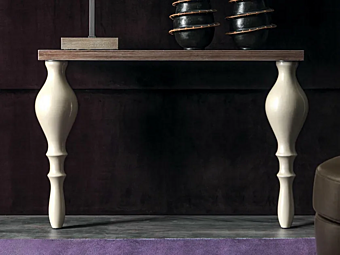 Tavolo console rettangolare in legno CORTEZARI collezione Zoe