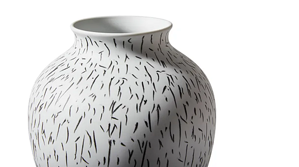 Vaso rotondo in porcellana CASSINA Post Scriptum fabbrica CASSINA dall'Italia. Foto №2