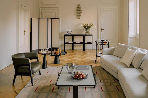 Poltrona in tessuto con braccioli Duo Poltrona Frau fabbrica POLTRONA FRAU dall'Italia. Foto №4