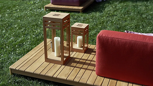 Divano angolare in tessuto da giardino BARCODE VARASCHIN fabbrica VARASCHIN dall'Italia. Foto №6