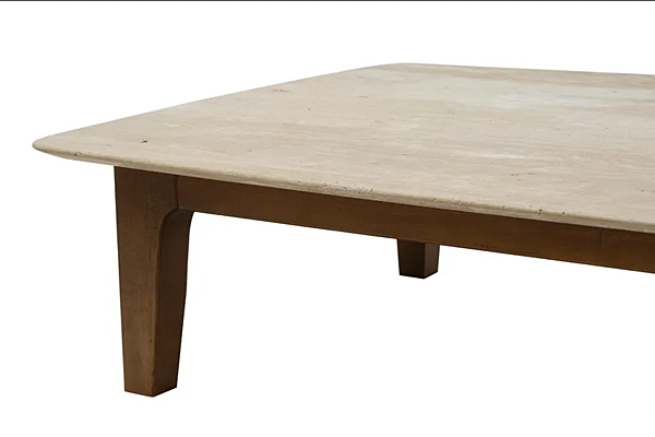 Tavolino da caffè rettangolare in travertino Yvan CHELINI fabbrica CHELINI dall'Italia. Foto №3