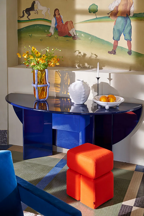 Vaso rotondo in vetro soffiato CASSINA Sestiere fabbrica CASSINA dall'Italia. Foto №5