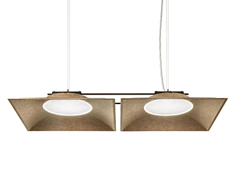 Lampadario in lino LED Light Shed 60 iGuzzini fabbrica iGuzzini dall'Italia