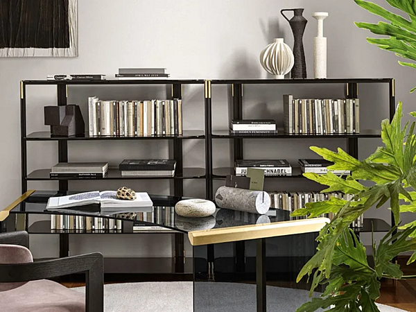 Libreria in alluminio e legno Gallotti&Radice collezione Syil fabbrica Gallotti & Radice dall'Italia. Foto №2