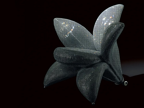 Poltrona imbottita in tessuto Getsuen Diamond Edra fabbrica EDRA dall'Italia. Foto №2