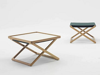 Tavolino da caffè rettangolare in legno con vassoio Portofino PAOLA LENTI B95DH