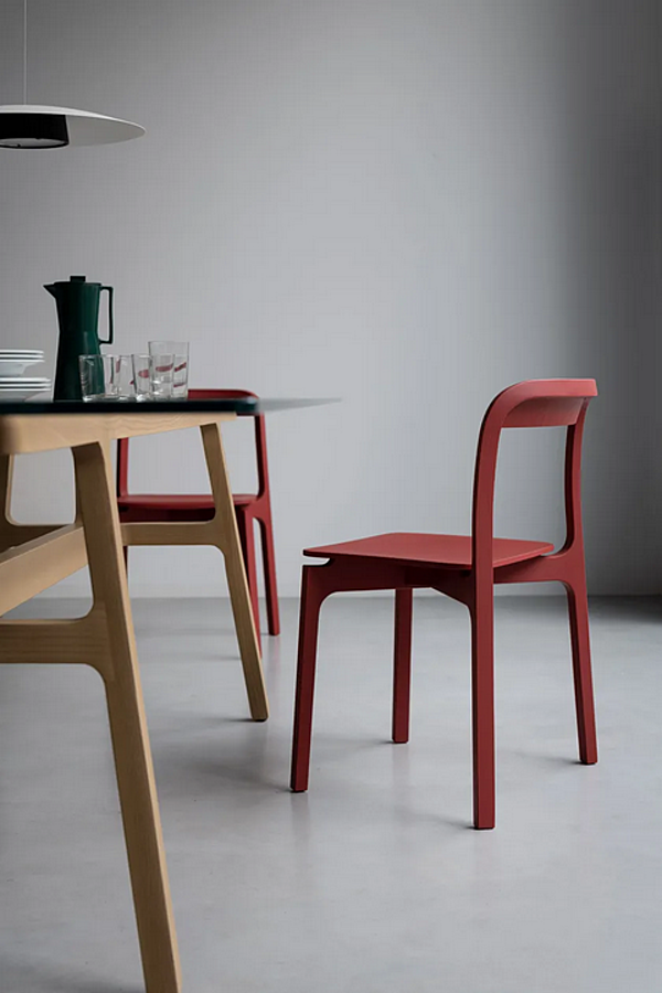 Sedia impilabile in frassino Contorna Kristalia fabbrica Kristalia dall'Italia. Foto №7