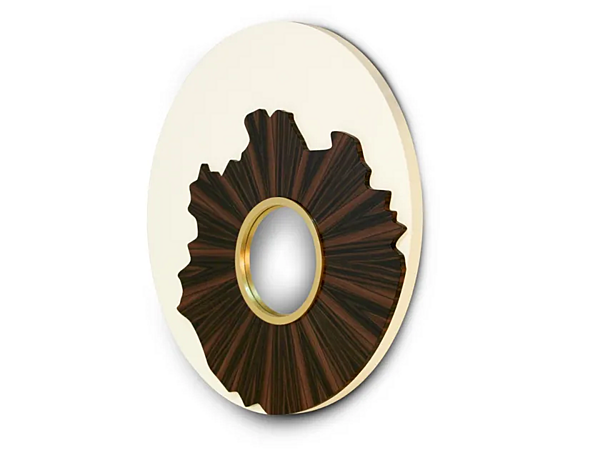Specchio rotondo da parete con cornice Iris BRABBU fabbrica BRABBU dall'Italia. Foto №2