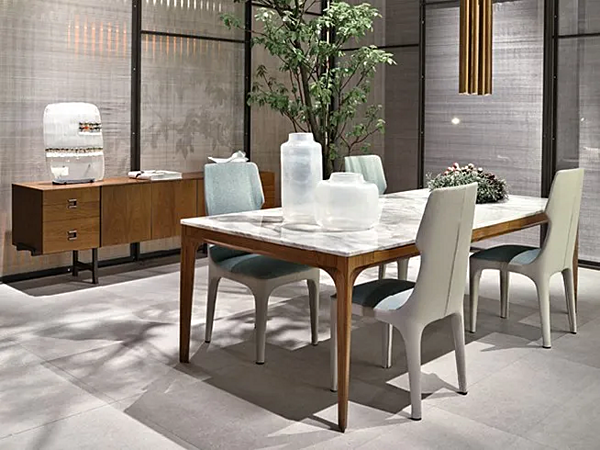 Sedia con copertura removibile in tessuto GIORGETTI Tiche 70300, 70301 fabbrica GIORGETTI dall'Italia. Foto №6