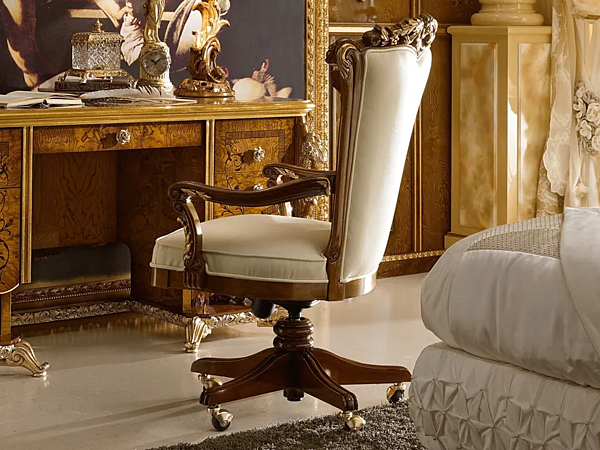 Poltrona girevole con ruote in tessuto Dolcevita A.R. Arredamenti 208 fabbrica A.R.ARREDAMENTI SRL dall'Italia. Foto №1