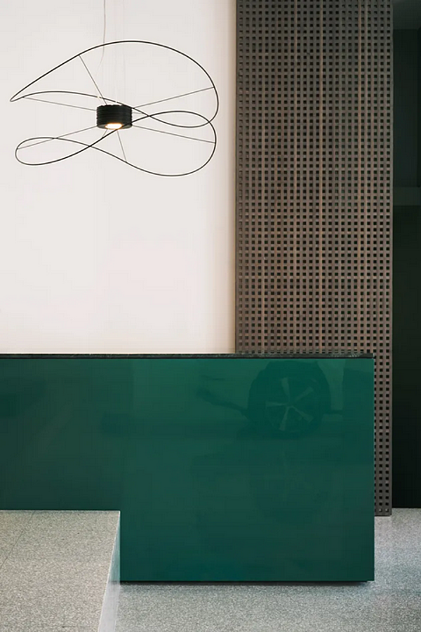 Lampada a sospensione LED in metallo AXOLIGHT Hoops fabbrica Axolight dall'Italia. Foto №4