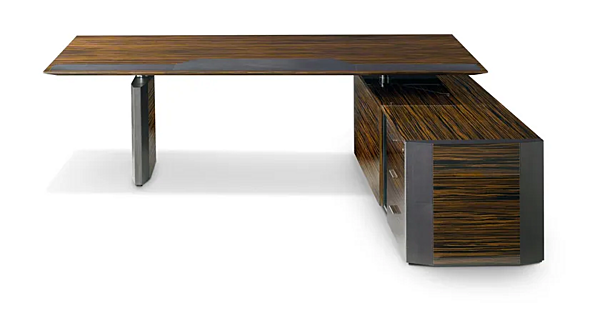 Scrivania executive in legno a forma di L con cassetti I 4 Mariani De Symetria fabbrica i 4 Mariani dall'Italia. Foto №4