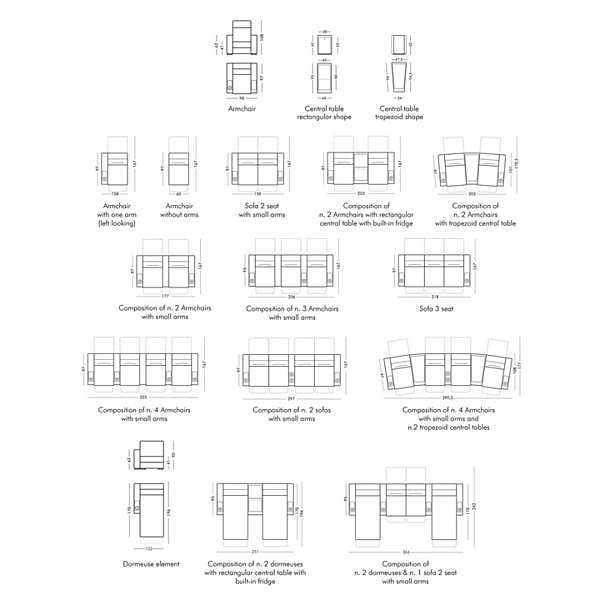 Day bed con schienale imbottito FORMITALIA Dustin fabbrica FORMITALIA dall'Italia. Foto №7