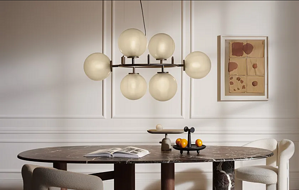 Lampada a sospensione in vetro soffiato LED Constellation CASSINA fabbrica CASSINA dall'Italia. Foto №5