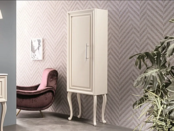 Colonna bagno in legno con ante Gaia Mobili Autoritratto fabbrica GAIA dall'Italia