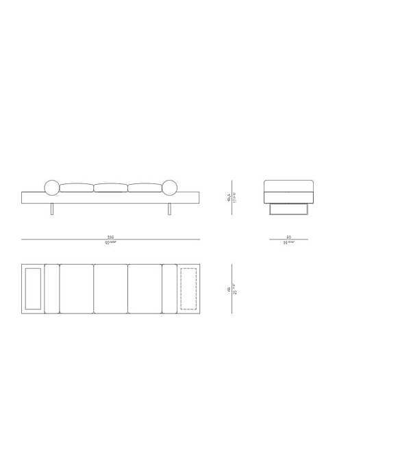 Banquetta ROSSATO D-02 fabbrica ROSSATO dall'Italia. Foto №5