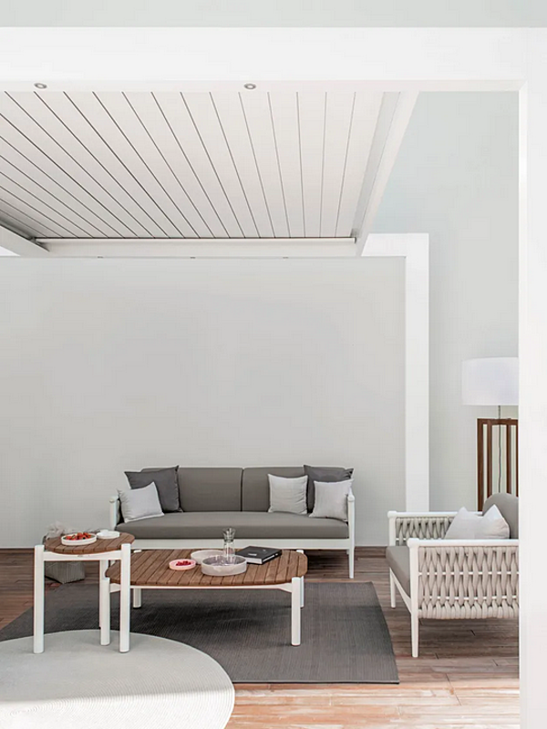 Tavolino laterale rettangolare in teak Atmosphera collezione Lobster LO.TCO fabbrica ATMOSPHERA dall'Italia. Foto №6