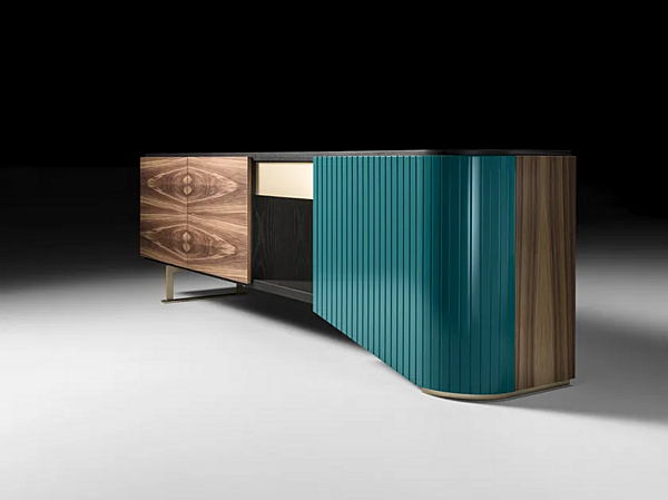 Credenza in noce India Black Tie IND25C fabbrica Black Tie dall'Italia. Foto №3