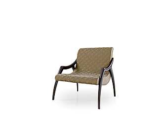 Poltrona in pelle con braccioli Bizzotto Italia Symphony