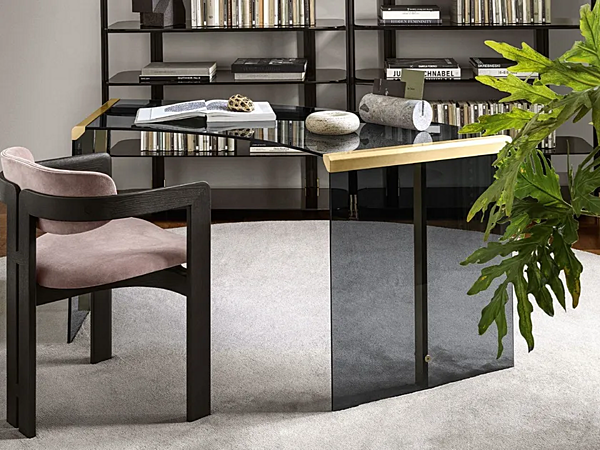 Scrivania in cristallo Gallotti&Radice collezione President Senior Junior fabbrica Gallotti & Radice dall'Italia. Foto №7