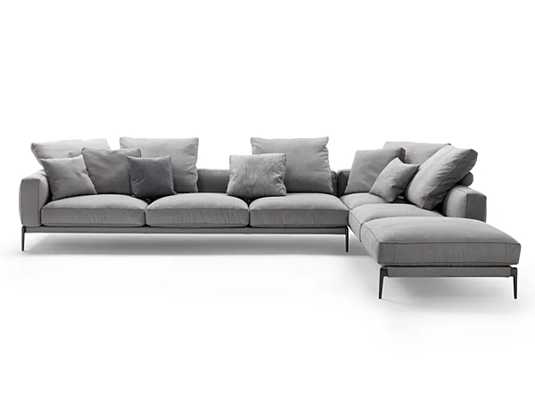Divano angolare in tessuto con copertura removibile FLEXFORM ROMEO fabbrica FLEXFORM dall'Italia. Foto №1