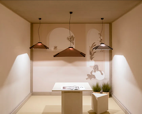 Lampadario in tessuto LED Salina AXOLIGHT fabbrica Axolight dall'Italia. Foto №3