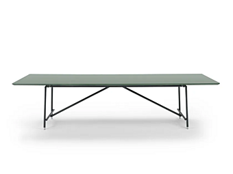 Tavolo rettangolare in impiallacciatura di legno FLEXFORM Any Day fabbrica FLEXFORM dall'Italia