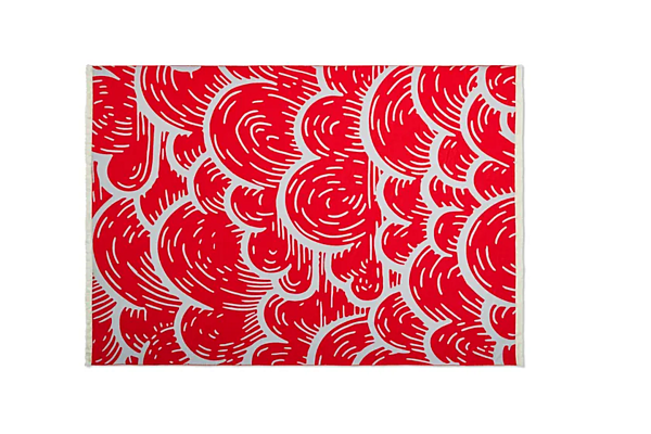 Coperta in lana e cotone con motivo grafico CASSINA Toncloud fabbrica CASSINA dall'Italia. Foto №2