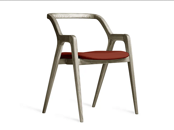 Sedia in legno massello con braccioli DALE Breve C 642 fabbrica Dale Italia (by Cantiero) dall'Italia. Foto №4