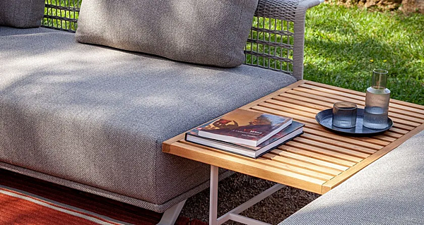 Tavolino laterale basso in teak Solaria POLTRONA FRAU fabbrica POLTRONA FRAU dall'Italia. Foto №8