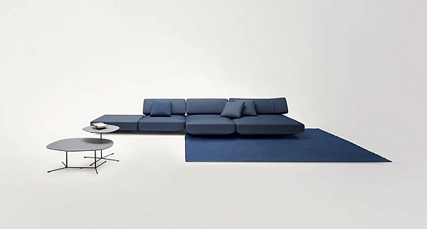Tavolino da caffè in acciaio e legno Ivy PAOLA LENTI fabbrica PAOLA LENTI dall'Italia. Foto №2