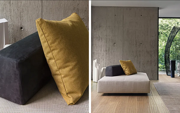Divano angolare in tessuto Softbench Flou fabbrica Flou dall'Italia. Foto №6