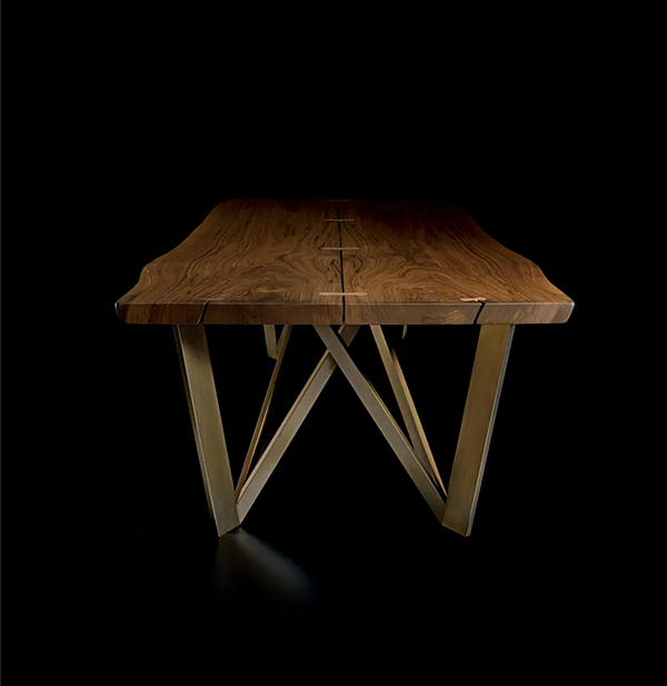 Tavolo rettangolare in legno massello Vero Geometrica ARTE BROTTO L620, GEOMETRICA fabbrica Arte Brotto dall'Italia. Foto №4
