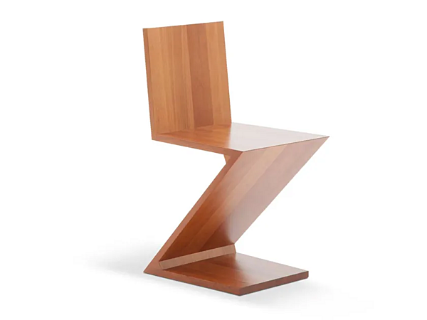 Sedia in legno Zig Zag CASSINA fabbrica CASSINA dall'Italia. Foto №1