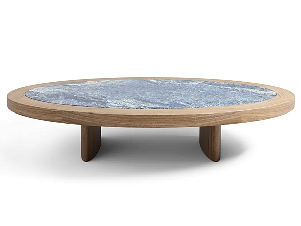 Tavolino da caffè ovale in legno CASSINA Monta fabbrica CASSINA dall'Italia. Foto №2