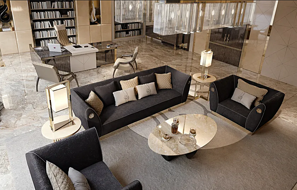 Poltrona con braccioli in tessuto Symphony Bizzotto Italia fabbrica Bizzotto Italia dall'Italia. Foto №7