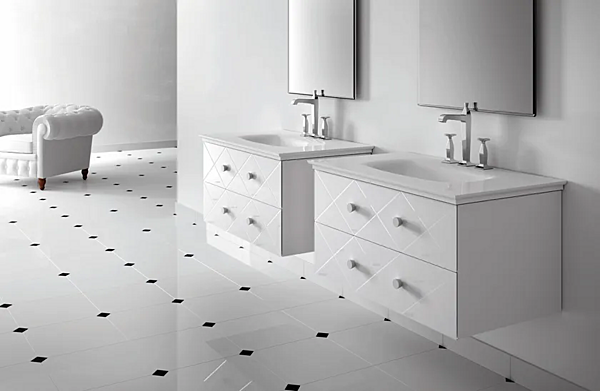 Unità lavabo a muro con cassetti decorativi ARTELINEA fabbrica ARTELINEA dall'Italia. Foto №3