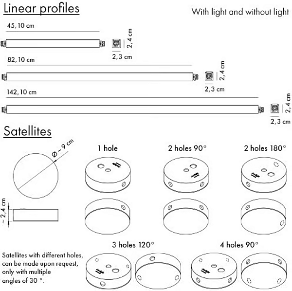 Lampada a sospensione modulare in materiale AXOLIGHT Poses fabbrica Axolight dall'Italia. Foto №11