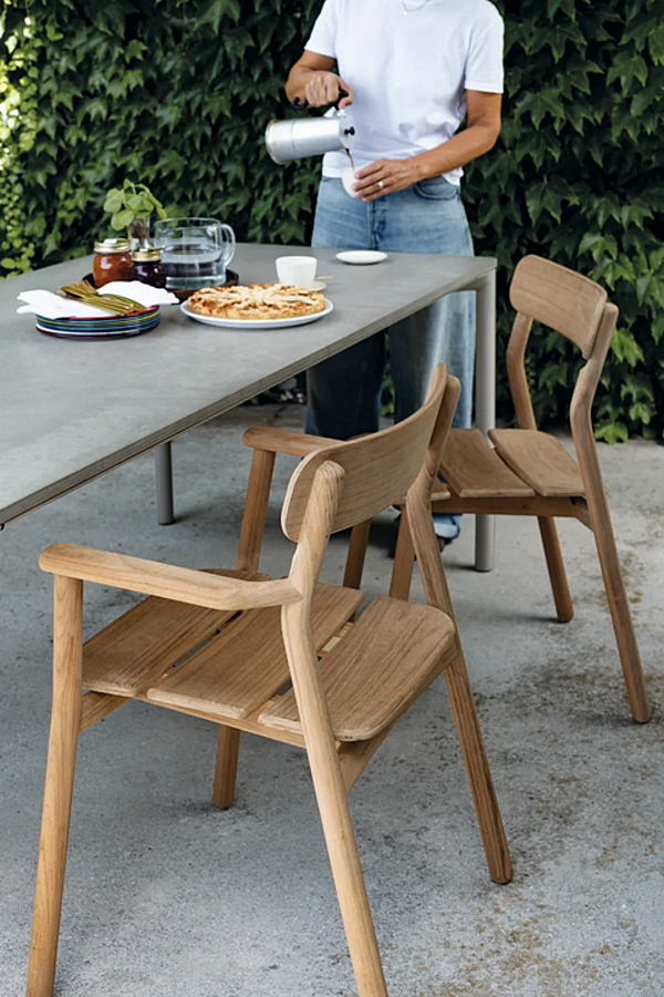 Sedia da giardino in teak Stria Kristalia 05STR01 fabbrica Kristalia dall'Italia. Foto №7