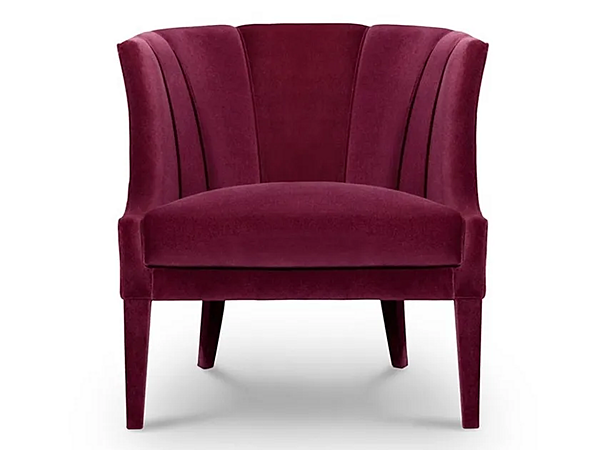 Poltrona con braccioli in velluto BRABBU collezione Begonia fabbrica BRABBU dall'Italia. Foto №1