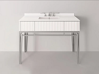 Консольная раковина с ящиками из дерева и стекла MARILYN Park Avenue PKRMARILYN