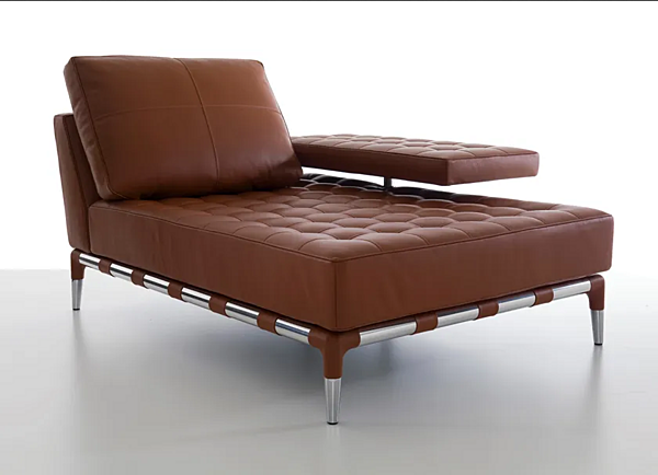 Divano in pelle trapuntata CASSINA PRIVE 241 fabbrica CASSINA dall'Italia. Foto №3